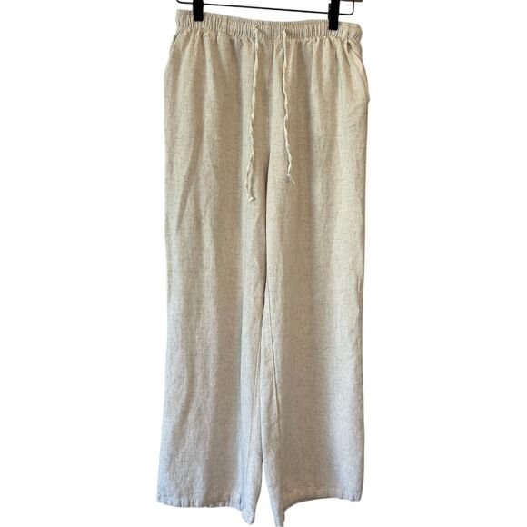 Indero Linen Pants With Pockets Size Small - Picture 1 of 4